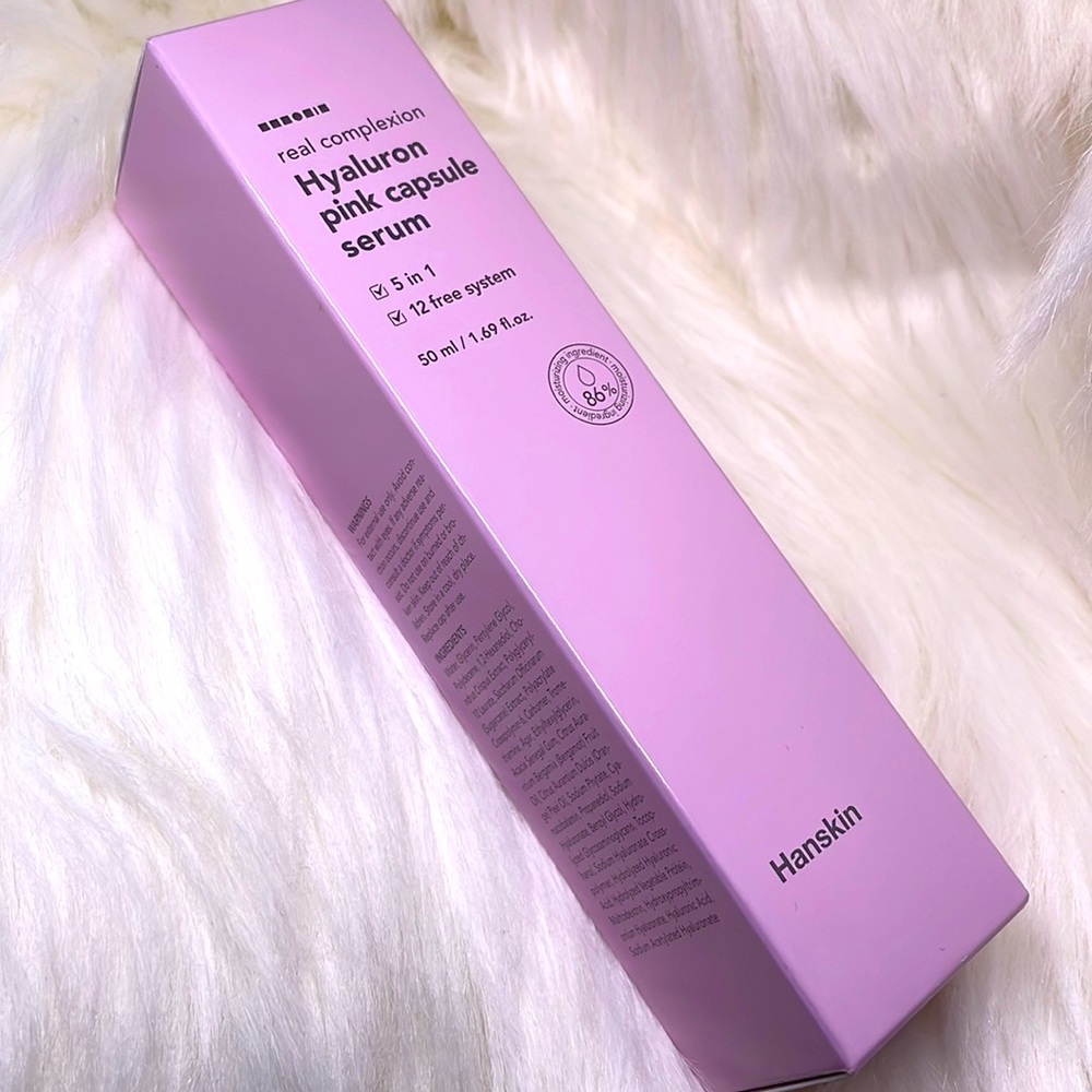Hanskin Hyaluron pink capsule serum NIB sealed